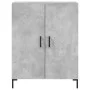 Concrete gray plywood tall sideboard 69.5x34x180 cm by vidaXL, Sideboards - Ref: Foro24-3198213, Price: 156,37 €, Discount: %