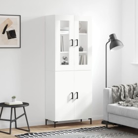 Aparador alto madera contrachapada blanco 69,5x34x180 cm de vidaXL, Aparadores - Ref: Foro24-3198209, Precio: 163,59 €, Descu...