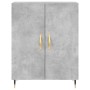 Aparador alto madera contrachapada gris hormigón 69,5x34x180 cm de vidaXL, Aparadores - Ref: Foro24-3198197, Precio: 155,05 €...