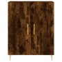 Aparador alto madera contrachapada roble ahumado 69,5x34x180 cm de vidaXL, Aparadores - Ref: Foro24-3198206, Precio: 155,62 €...
