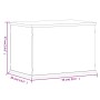 Caja de exposición acrílico transparente 56x36x37 cm de vidaXL, Mostradores - Ref: Foro24-154928, Precio: 80,10 €, Descuento: %