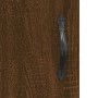 Aparador alto madera contrachapada marrón roble 69,5x34x180 cm de vidaXL, Aparadores - Ref: Foro24-3189444, Precio: 156,96 €,...