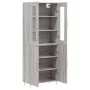 High sideboard sonoma gray plywood 69.5x34x180 cm by vidaXL, Sideboards - Ref: Foro24-3198207, Price: 160,14 €, Discount: %