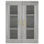 High sideboard sonoma gray plywood 69.5x34x180 cm by vidaXL, Sideboards - Ref: Foro24-3198207, Price: 160,14 €, Discount: %