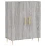 High sideboard sonoma gray plywood 69.5x34x180 cm by vidaXL, Sideboards - Ref: Foro24-3198207, Price: 160,14 €, Discount: %