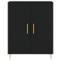 Aparador alto madera contrachapada negro 69,5x34x180 cm de vidaXL, Aparadores - Ref: Foro24-3198202, Precio: 156,10 €, Descue...