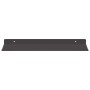 Estante de pared con estante 2 pcs Negro 40 x 18 x 2,5 cm en Estanterías | Comprar online en Foru.es