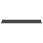 Estante de pared con estante 2 pcs Negro 60 x 18 x 2,5 cm en Estanterías | Comprar online en Foru.es