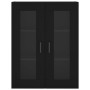Aparador alto madera contrachapada negro 69,5x34x180 cm de vidaXL, Aparadores - Ref: Foro24-3198210, Precio: 160,89 €, Descue...