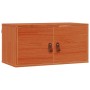 Armario de Pared con estante 2 pcs Marrón cera 60 x 30 x 30 cm en Estanterías | Comprar online en Foru.es