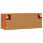 Armario de Pared con estante Marrón cera 80 x 30 x 30 cm en Estanterías | Comprar online en Foru.es