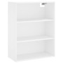 Aparador alto madera contrachapada blanco 69,5x34x180 cm de vidaXL, Aparadores - Ref: Foro24-3189445, Precio: 160,31 €, Descu...