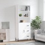 Aparador alto madera contrachapada blanco 69,5x34x180 cm de vidaXL, Aparadores - Ref: Foro24-3189453, Precio: 160,11 €, Descu...