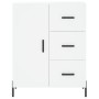 Aparador alto madera contrachapada blanco 69,5x34x180 cm de vidaXL, Aparadores - Ref: Foro24-3189453, Precio: 160,11 €, Descu...