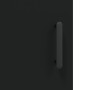 Aparador alto madera contrachapada negro 69,5x34x180 cm de vidaXL, Aparadores - Ref: Foro24-3189454, Precio: 171,03 €, Descue...