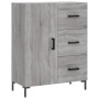 Aparador alto madera contrachapada gris sonoma 69,5x34x180 cm de vidaXL, Aparadores - Ref: Foro24-3189451, Precio: 165,82 €, ...