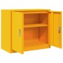 Armario de almacenamiento Amarillo Mostaza 80 x 40 x 70 cm en Armarios archivadores | Comprar online en Foru.es