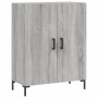 Aparador alto madera contrachapada gris sonoma 69,5x34x180 cm de vidaXL, Aparadores - Ref: Foro24-3198215, Precio: 154,07 €, ...