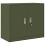 Armario de almacenamiento Verde Oliva 80 x 40 x 70 cm en Armarios archivadores | Comprar online en Foru.es
