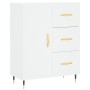 Aparador alto madera contrachapada blanco 69,5x34x180 cm de vidaXL, Aparadores - Ref: Foro24-3189421, Precio: 145,73 €, Descu...