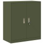 Armario de almacenamiento Verde Oliva 80 x 40 x 90 cm en Armarios archivadores | Comprar online en Foru.es