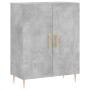 Aparador alto madera contrachapada gris hormigón 69,5x34x180 cm de vidaXL, Aparadores - Ref: Foro24-3198205, Precio: 149,91 €...