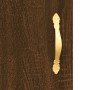 Aparador alto madera contrachapada marrón roble 69,5x34x180 cm de vidaXL, Aparadores - Ref: Foro24-3189428, Precio: 158,36 €,...
