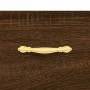 Aparador alto madera contrachapada marrón roble 69,5x34x180 cm de vidaXL, Aparadores - Ref: Foro24-3189428, Precio: 158,36 €,...