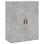 Aparador alto madera contrachapada gris hormigón 69,5x34x180 cm by vidaXL, Sideboards - Ref: Foro24-3195991, Price: 166,94 €,...
