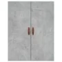 Aparador alto madera contrachapada gris hormigón 69,5x34x180 cm by vidaXL, Sideboards - Ref: Foro24-3195991, Price: 166,94 €,...