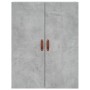 Aparador alto madera contrachapada gris hormigón 69,5x34x180 cm de vidaXL, Aparadores - Ref: Foro24-3195991, Precio: 169,13 €...