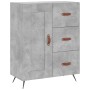 Aparador alto madera contrachapada gris hormigón 69,5x34x180 cm de vidaXL, Aparadores - Ref: Foro24-3195991, Precio: 169,13 €...