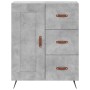 Aparador alto madera contrachapada gris hormigón 69,5x34x180 cm de vidaXL, Aparadores - Ref: Foro24-3195991, Precio: 169,13 €...