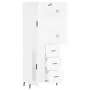 Tall white plywood sideboard 69.5x34x180 cm by vidaXL, Sideboards - Ref: Foro24-3195971, Price: 170,14 €, Discount: %
