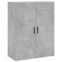 Tall plywood gray concrete sideboard 69.5x34x180 cm by vidaXL, Sideboards - Ref: Foro24-3195975, Price: 158,68 €, Discount: %