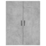 Aparador alto madera contrachapada gris hormigón 69,5x34x180 cm de vidaXL, Aparadores - Ref: Foro24-3195975, Precio: 160,66 €...