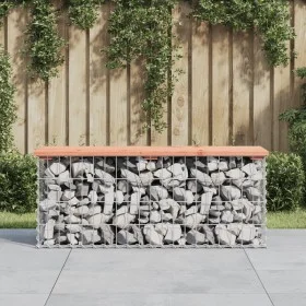 Gabionen-Design-Gartenbank aus Douglasie, 103 x 31,5 x 42 cm von vidaXL, Gartenbänke - Ref: Foro24-834351, Preis: 67,12 €, Ra...