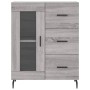 Aparador alto madera contrachapada gris sonoma 69,5x34x180 cm de vidaXL, Aparadores - Ref: Foro24-3195977, Precio: 165,09 €, ...