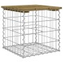 Banco jardín diseño gaviones madera pino impregnada 43x44x42 cm de vidaXL, Bancos de jardín - Ref: Foro24-834337, Precio: 37,...