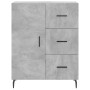 Aparador alto madera contrachapada gris hormigón 69,5x34x180 cm de vidaXL, Aparadores - Ref: Foro24-3189465, Precio: 159,62 €...