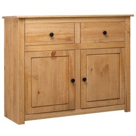 Aparador de madera maciza de pino estilo Panamá 93x40x80 cm de vidaXL, Aparadores - Ref: Foro24-282697, Precio: 178,46 €, Des...