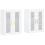 Armarios de pared 2 uds madera de ingeniería blanco de vidaXL, Aparadores - Ref: Foro24-3197921, Precio: 177,25 €, Descuento: %