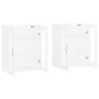 Armarios de pared 2 uds madera de ingeniería blanco de vidaXL, Aparadores - Ref: Foro24-3197921, Precio: 177,25 €, Descuento: %