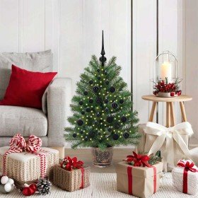 Árbol de Navidad artificial con 150 LED Verde 95 cm PE y PVC en Decoración Festiva y Estacional | Comprar online en Foru.es