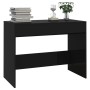 Escritorio de madera contrachapada negro 101x50x76,5 cm en Oficina | Comprar online en Foru.es