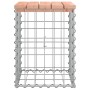 Banco jardín diseño gaviones madera abeto Douglas 33x31x42 cm de vidaXL, Bancos de jardín - Ref: Foro24-834327, Precio: 27,81...