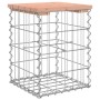 Banco jardín diseño gaviones madera abeto Douglas 33x31x42 cm de vidaXL, Bancos de jardín - Ref: Foro24-834327, Precio: 27,81...