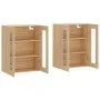 Wall cabinets 2 pcs engineered wood Sonoma oak by vidaXL, Sideboards - Ref: Foro24-3197924, Price: 171,01 €, Discount: %