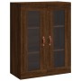 Armarios de pared 2 uds madera de ingeniería marrón roble de vidaXL, Aparadores - Ref: Foro24-3197920, Precio: 182,27 €, Desc...