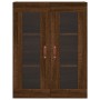 Armarios de pared 2 uds madera de ingeniería marrón roble de vidaXL, Aparadores - Ref: Foro24-3197920, Precio: 182,27 €, Desc...